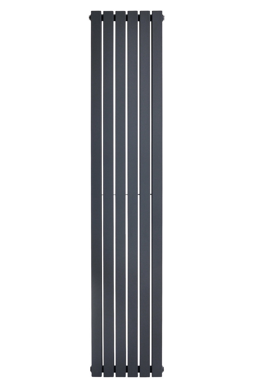 Вертикальный дизайнерский радиатор отопления ARTTIDESIGN Terni II 6/1800/354/50 серый матовый Фото - 3